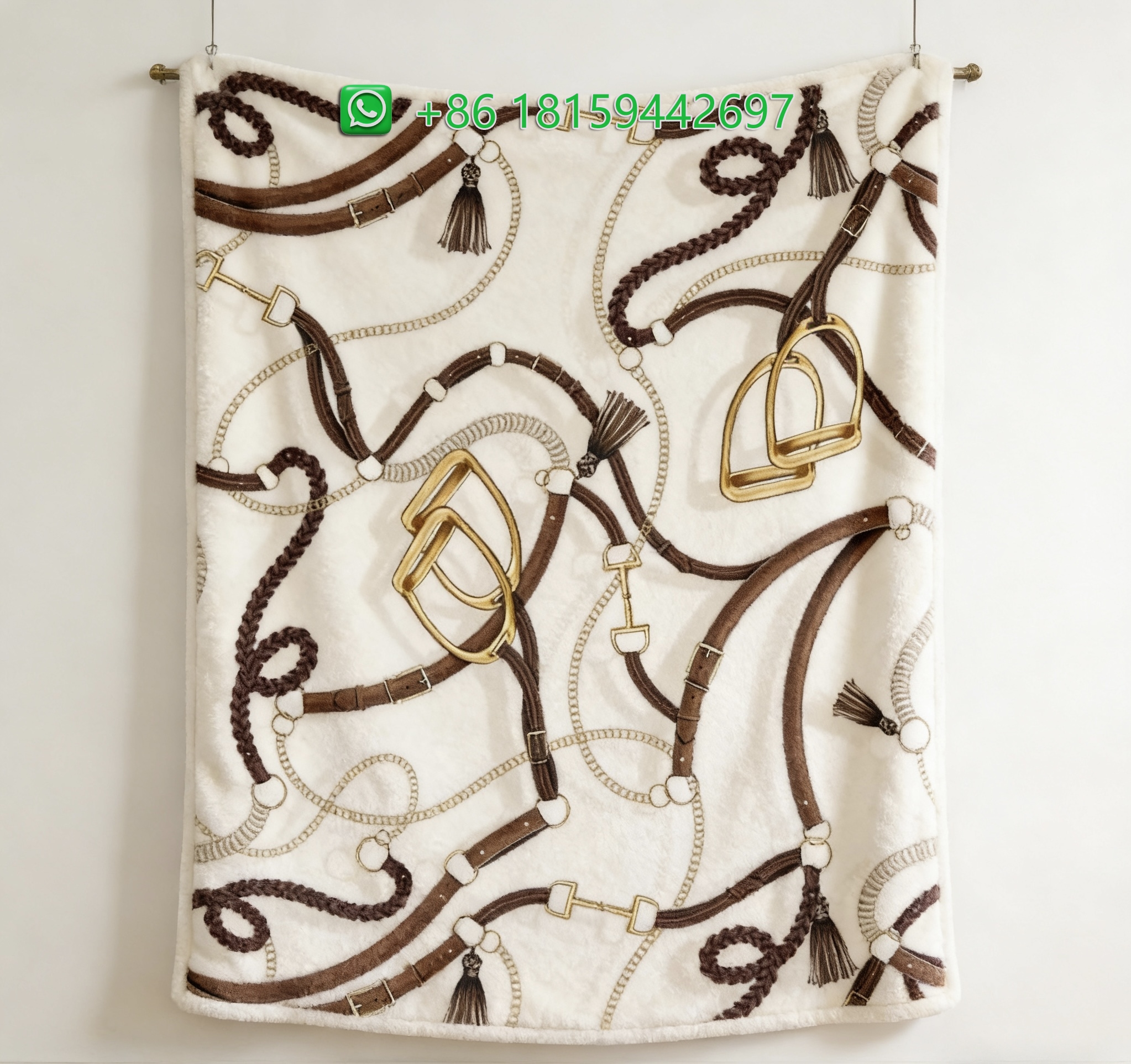 Hermes Throw Blankets